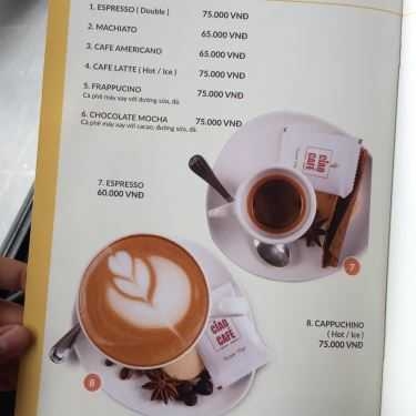 Thực đơn- Ciao Cafe - Nguyễn Văn Hưởng