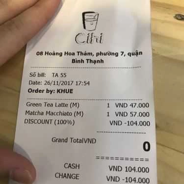 Tổng hợp- Cihi - Cheese Tea & Coffee