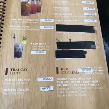 Thực đơn- City Cafe