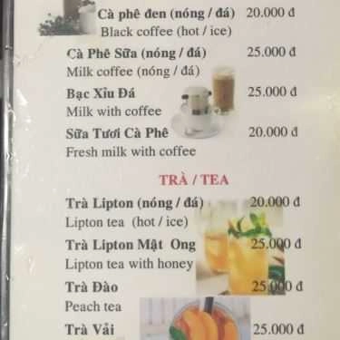 Thực đơn- Click Club Zippo Coffee