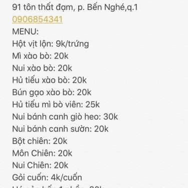 Tổng hợp- Cô Hồng - Hột Vịt Lộn & Ăn Vặt