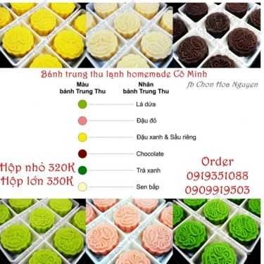 Thực đơn- Cô Minh - Bánh Trung Thu Lạnh Homemade - Shop Online