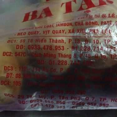 Tổng hợp- Tiệm Bánh Cơ Sở Sản Xuất Bánh Mì Ba Tập