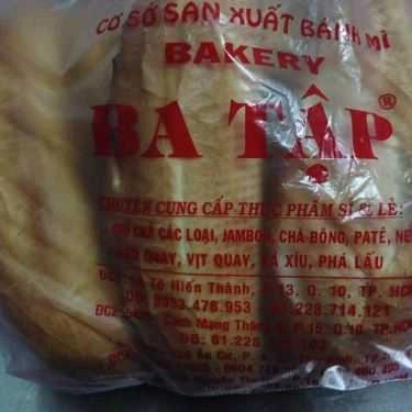 Món ăn- Tiệm Bánh Cơ Sở Sản Xuất Bánh Mì Ba Tập