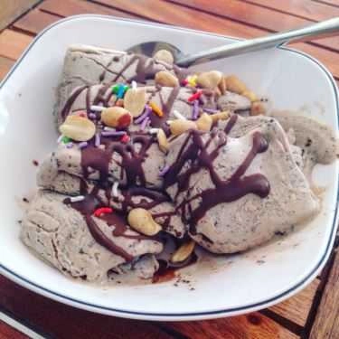 Món ăn- Cafe Cô Thắm - Kem Cuộn Thái Lan