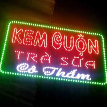 Tổng hợp- Cafe Cô Thắm - Kem Cuộn Thái Lan