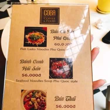 Thực đơn- Coba Coffee & Food