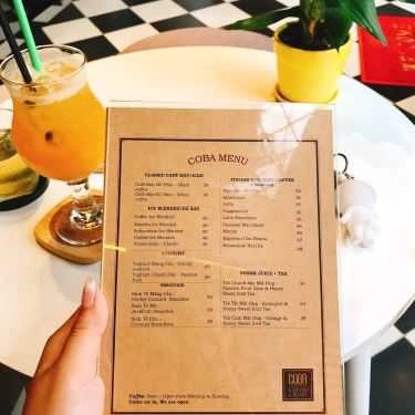 Thực đơn- Coba Coffee & Food