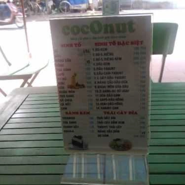 Thực đơn- Coconut Coffee