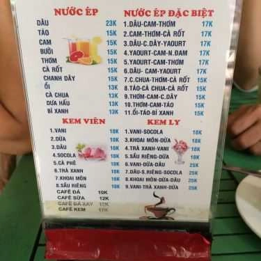 Thực đơn- Coconut Coffee