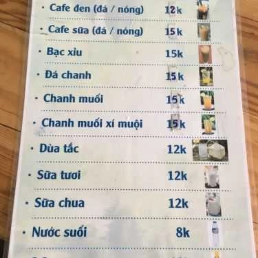 Thực đơn- 137 Coffee - Nguyễn Cửu Đàm