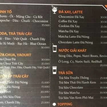 Thực đơn- Gula Coffee & Beer