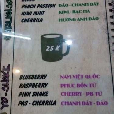 Thực đơn- Bảo Bảo - Coffee & Food