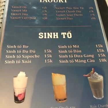 Thực đơn- Coffee Bean Sài Gòn - Đường Số 10