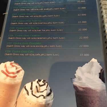 Thực đơn- Coffee Bean Sài Gòn - Đường Số 10