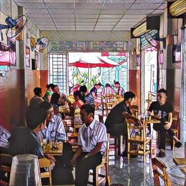 Không gian- Coffee Bean Sài Gòn - Hóc Môn