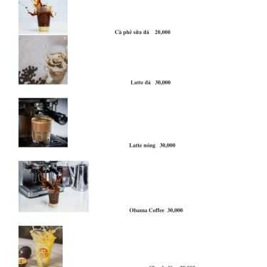 Thực đơn- Coffee Bike - Calmette