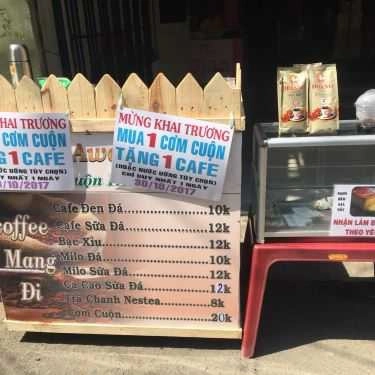 Thực đơn- Coffee Mang Đi & Cơm Cuộn Hàn Quốc