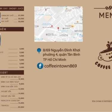 Thực đơn- Coffee In Town