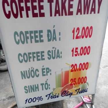 Thực đơn- Coffee Take Away - Vũ Tông Phan