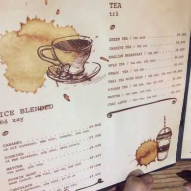 Thực đơn- Coffee Time - Nguyễn Cư Trinh