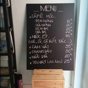 Thực đơn- Coffish - Cà Phê Cá Cảnh