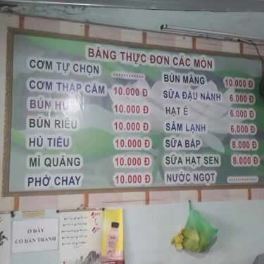 Thực đơn- Quán Ăn Cơm Chay Diệu Vy - 48A Phan Huy Ích