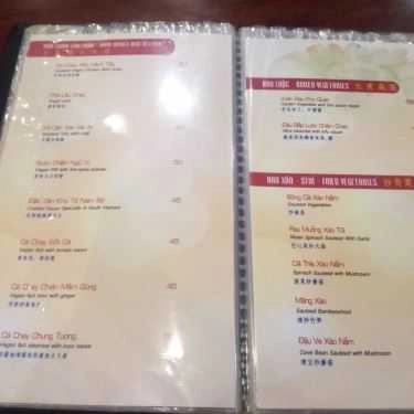 Thực đơn- Quán Ăn Đóa Sen Vàng - Quán Cơm Chay