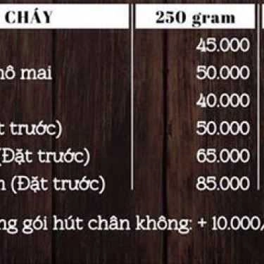 Thực đơn- Mickey - Cơm Cháy Nhà Làm - Shop Online