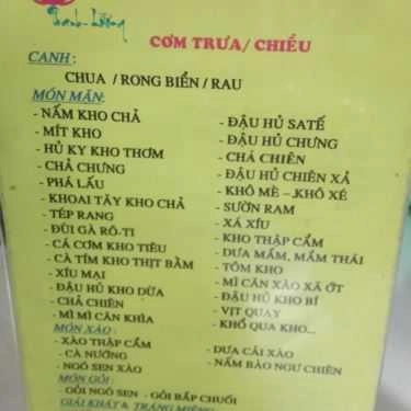 Tổng hợp- Quán Ăn Quán Cơm Chay Thanh Lương
