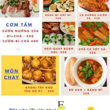 Thực đơn- Cafe The EF - Food & Drink