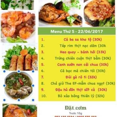 Thực đơn- Cafe The EF - Food & Drink