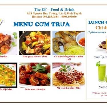 Thực đơn- Cafe The EF - Food & Drink