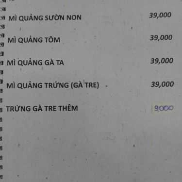 Thực đơn- Quán Cơm Comida - Food & Drinks