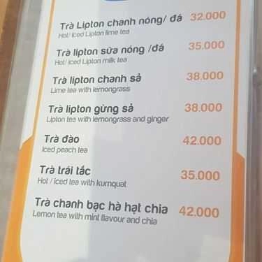 Thực đơn- Coochie Coo Cafe