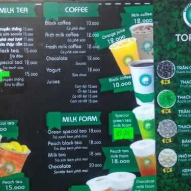 Thực đơn- Cooffices Cafe Shop