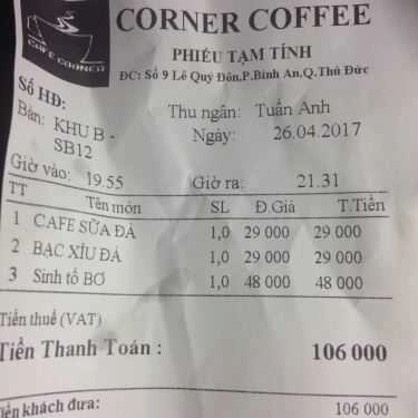 Tổng hợp- Corner - Cafe Sân Vườn