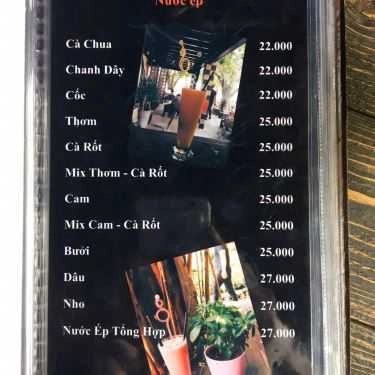 Thực đơn- Cuội Coffee