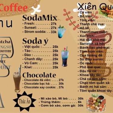 Thực đơn- Cup Coffee