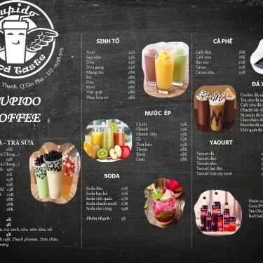 Thực đơn- Cupido Coffee