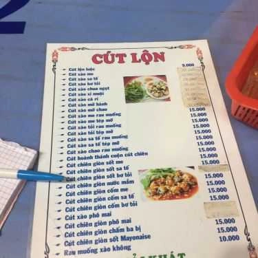Thực đơn- Ăn vặt Cút Lộn - Nguyễn Văn Lượng