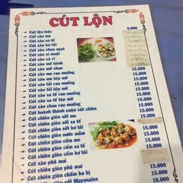 Thực đơn- Ăn vặt Cút Lộn - Nguyễn Văn Lượng