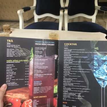 Thực đơn- D'anver Coffee & Lounge