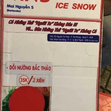 Thực đơn- Ăn vặt Đá Bào Mật Trái Cây Rừng - Phạm Văn Đồng