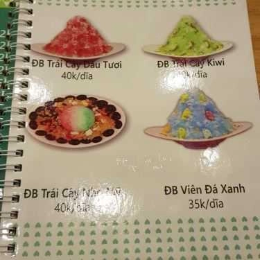 Thực đơn- Ăn vặt Đá Bào Sing Ice