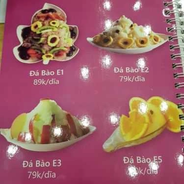Thực đơn- Ăn vặt Đá Bào Sing Ice