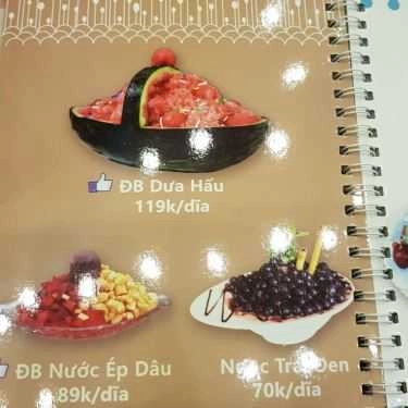 Thực đơn- Ăn vặt Đá Bào Sing Ice