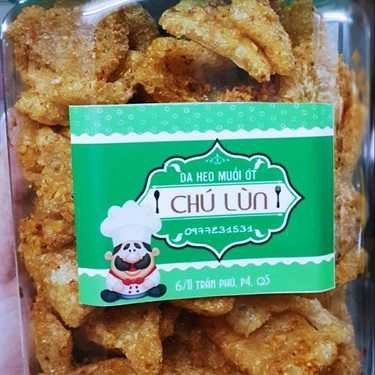 Món ăn- Shop online Da Heo Muối Ớt Chiên Giòn Chú Lùn - Giao Hàng Tận Nơi