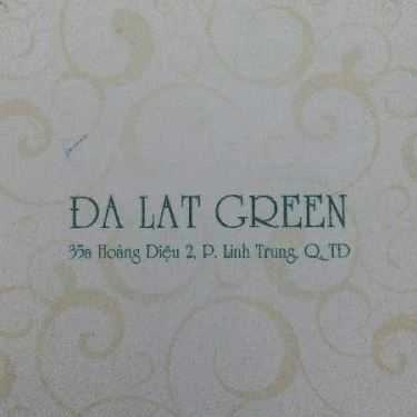 Thực đơn- Cafe Đà Lạt Green - Hoàng Diệu 2