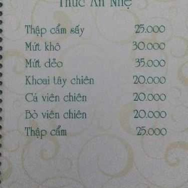 Thực đơn- Cafe Đà Lạt Green - Hoàng Diệu 2